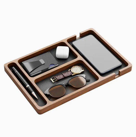 Desk Organiser - Walnut