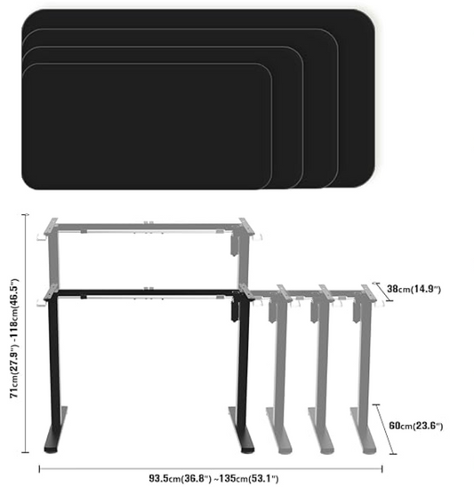 Ergonomic Standing Legs